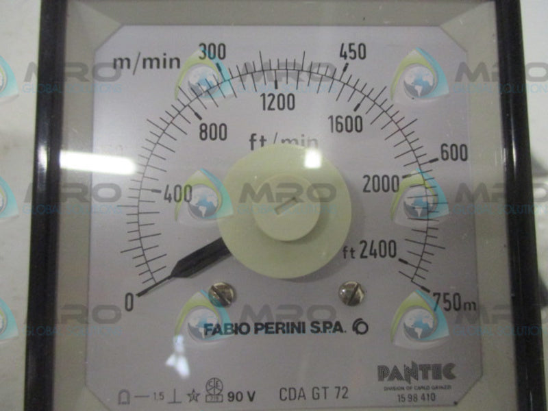 FABIO PERINI CDA GT 72 PANEL METER 90V  NSMP