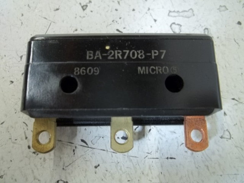 MICRO SWITCH BA-2R7Q8-P7 1PA10 SNAP ACTION SWITCH (BLUE BOX)  NSMP
