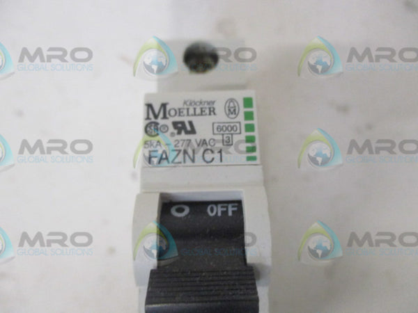KLOCKNER MOELLER FAZN-C1 CIRCUIT BREAKER 1A  NSNP