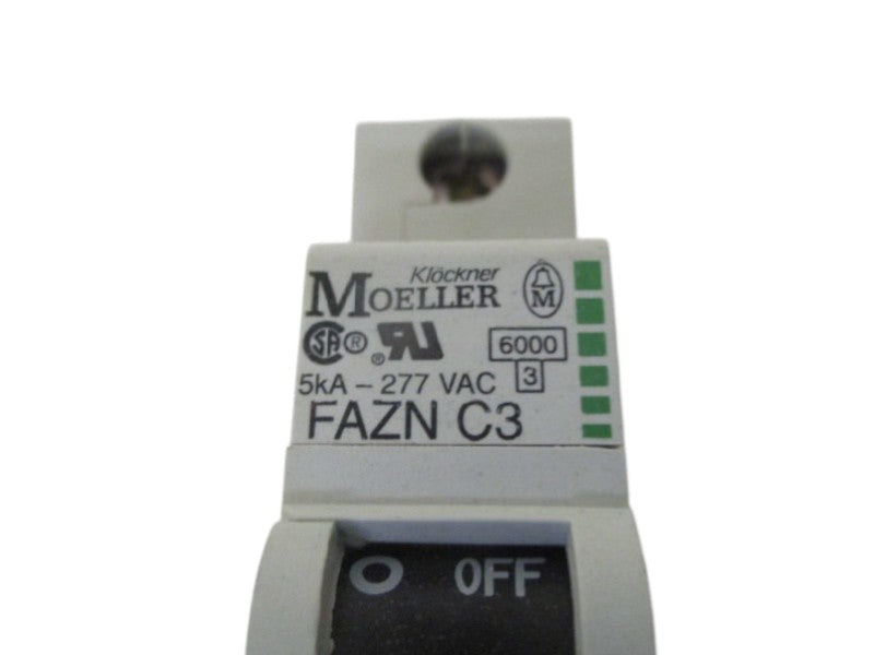 KLOCKNER MOELLER FAZN-C3 CIRCUIT BREAKER 5A  NSNP
