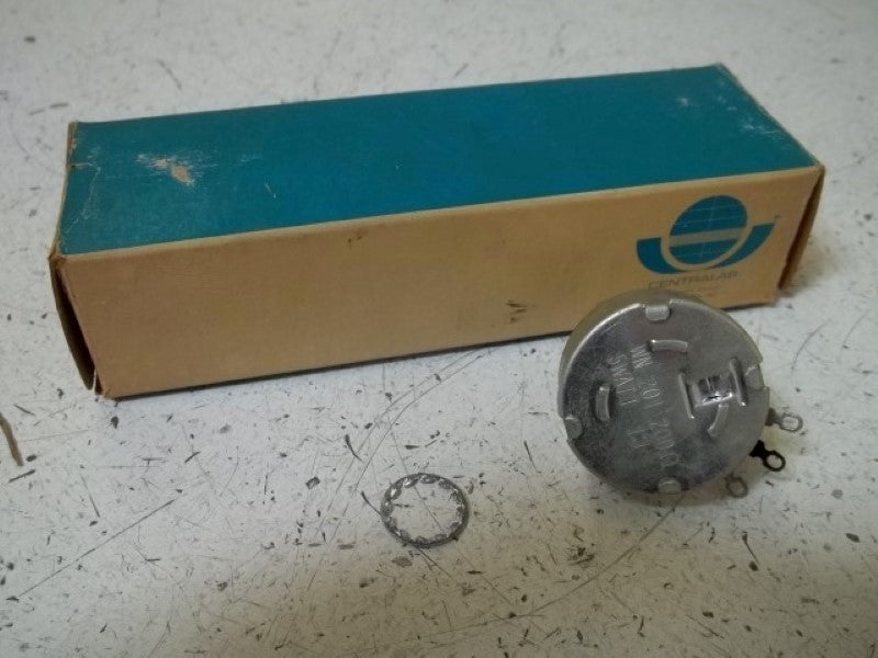 CENTRALAB WN-201 POTENTIONMETER 200 OHMS  NSMP
