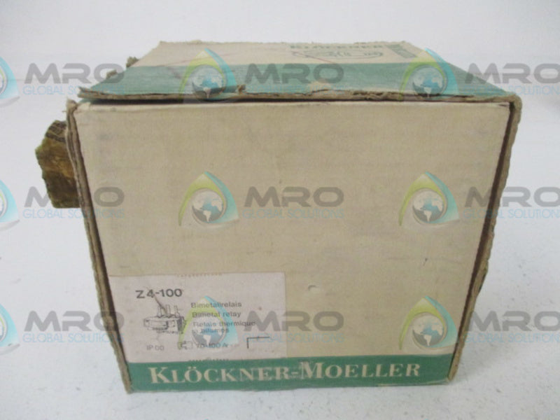 KLOCKNER-MOELLER Z4-100 THERMAL OVERLOAD RELAY  NSMP