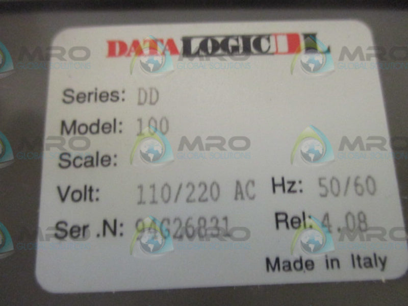 DATALOGIC DD/100I20-R-F7-0 SENSOR  NSMP