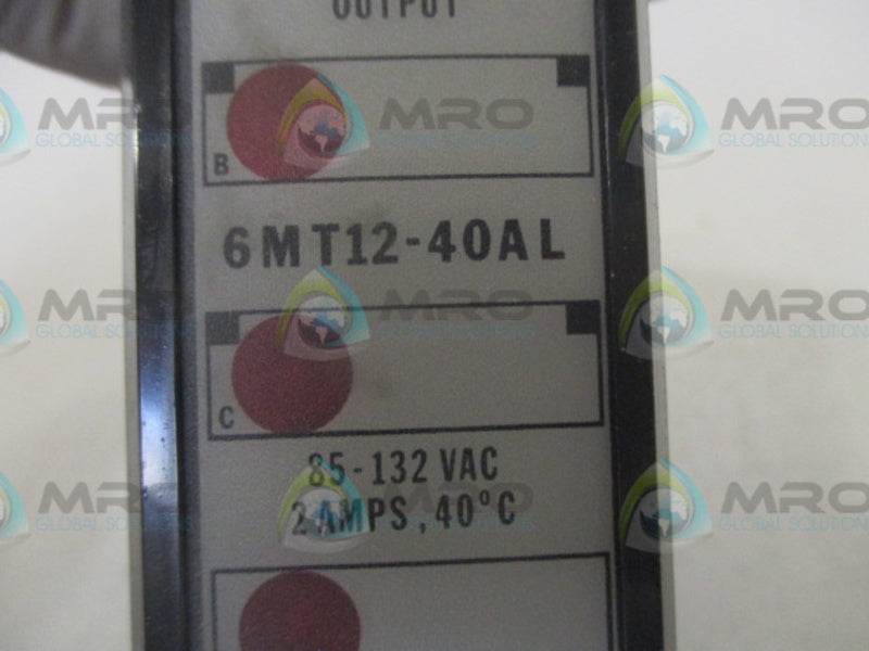 TEXAS INSTRUMENTS 6MT12-40AL OUTPUT MODULE  NSMP