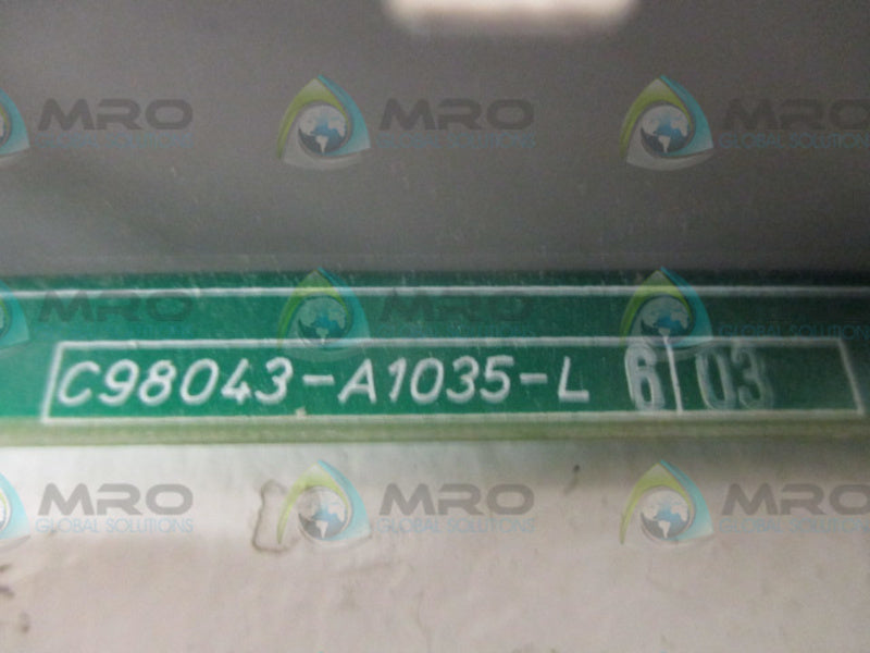 SIEMENS C98043-A1035-L6 CONTROL CARD SIMOREG  UNMP
