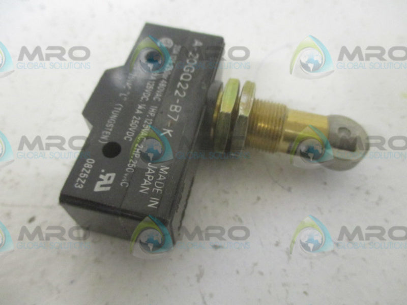 OMRON A-20GQ22-B7-K SWITCH  UNMP
