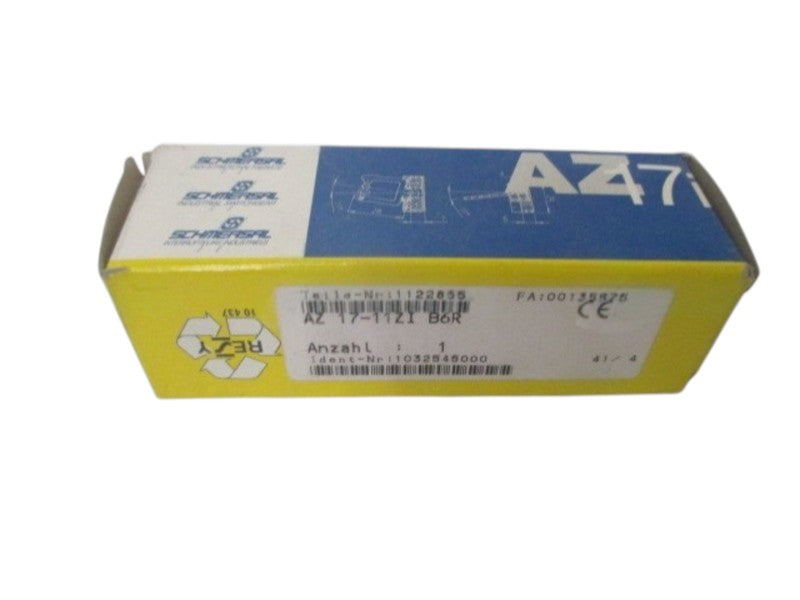 SCHMERSAL AZ 17-11ZI-B6R  KEYED INTERLOCK (AS PICTURED)  NSMP