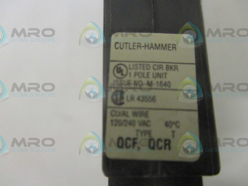CUTLER HAMMER QCR1025 CIRCUIT BREAKER 1 POLE 25A  NSMP