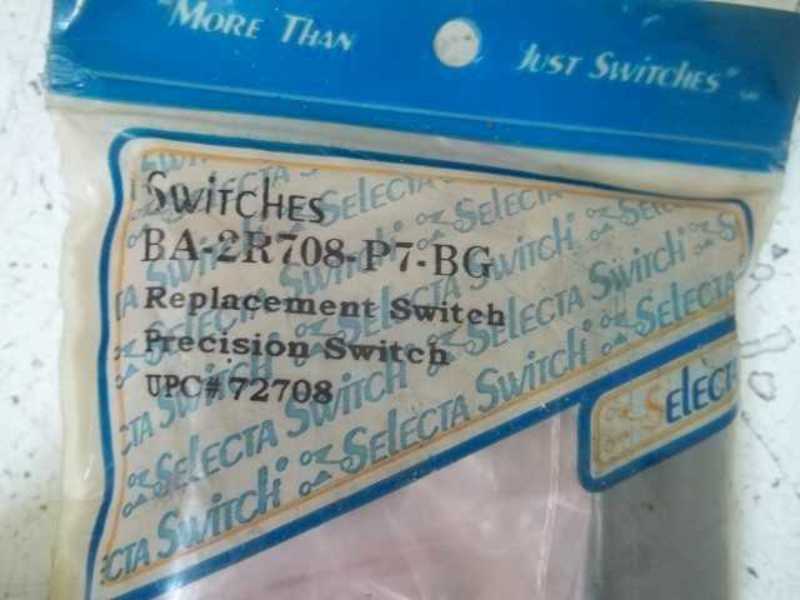 SELECTRA BA-2R708-P7-BG REPLACEMENT SWITCH  NSMP
