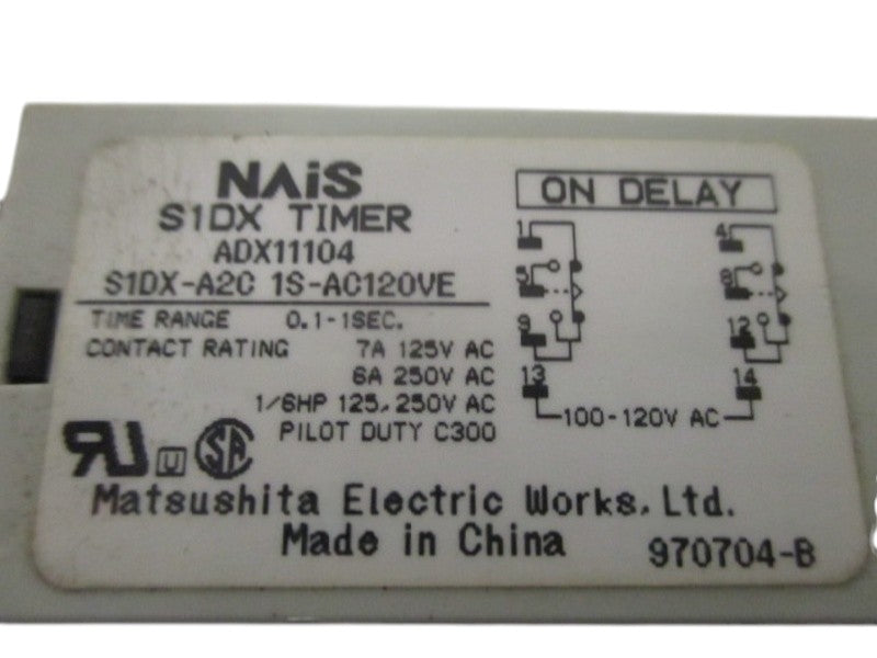 NAIS S1DX-A2C 1S-AC120VE S1DX TIMER ON DEALY  NSNP