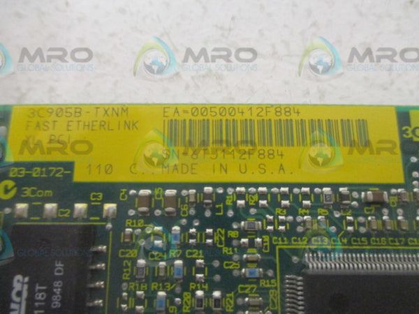 3 COM 3C905B-TXNM ETHERNET CARD  NSNP