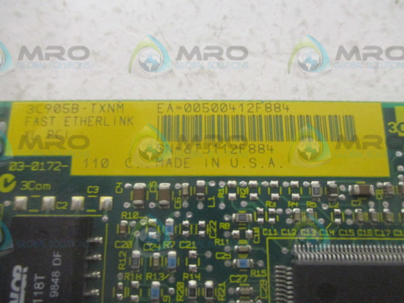 3 COM 3C905B-TXNM ETHERNET CARD  NSNP