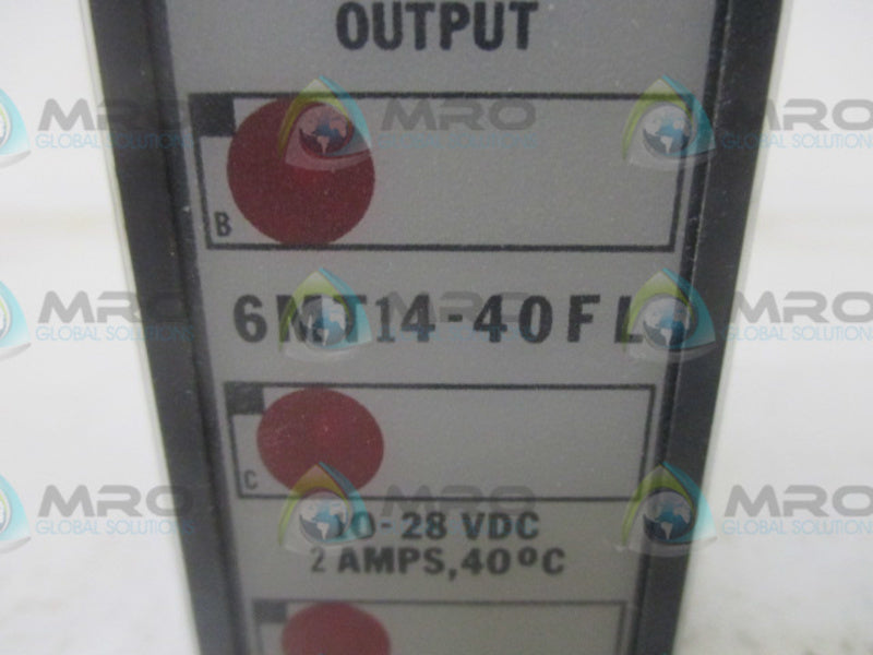 TEXAS INSTRUMENTS 6MT14-40FL OUTPUT MODULE  NSMP