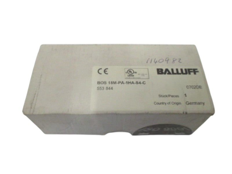 BALLUFF BOS 18M-PA-1HA-S4-C PHOTOELECTRIC DIFFUSE DC M18  NSMP