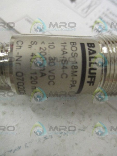 BALLUFF BOS 18M-PA-1HA-S4-C PHOTOELECTRIC DIFFUSE DC M18  NSMP