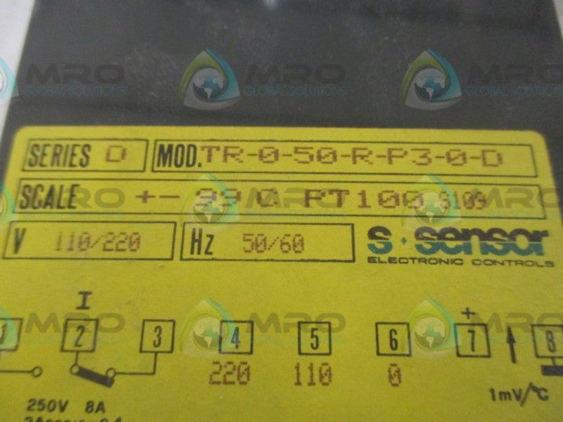 S. SENSOR TR-0-50-R-P3-0-D MODULE D SERIES  NSMP
