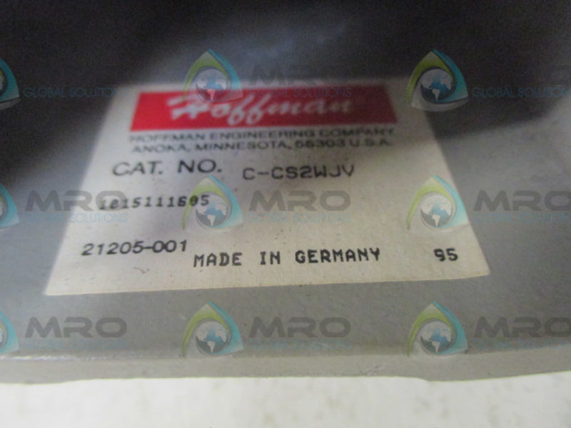 HOFFMAN C-CS2WJV WALL JOINT VERTICAL  NSNP