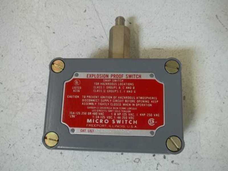 MICRO SWITCH EX-Q800 EXPLOSION PROOF LIMIT SWITCH (GREY)  NSMP