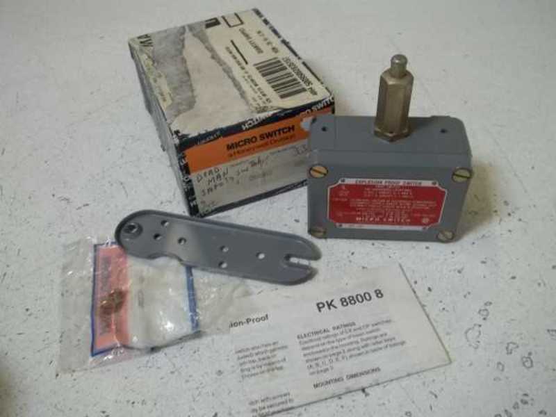 MICRO SWITCH EX-Q800 EXPLOSION PROOF LIMIT SWITCH (GREY)  NSMP