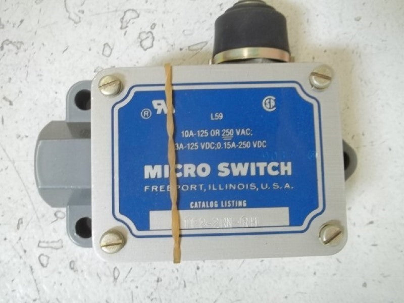 MICROSWITCH DTF2-2RN-RH ENCLOSED SNAP SWITCH (GREY)  NSMP