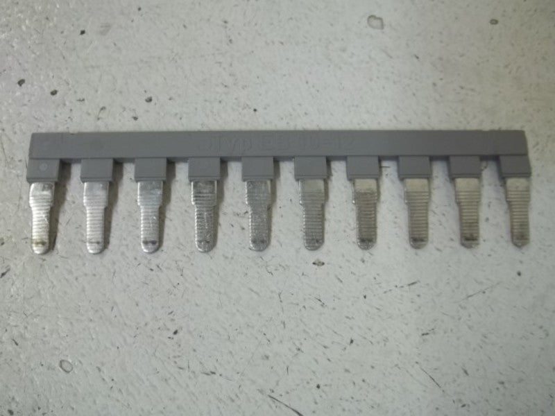 LOT OF 5 PHOENIX CONTACT TYPE EB10-12 INSERTION BRIDGE UNMP