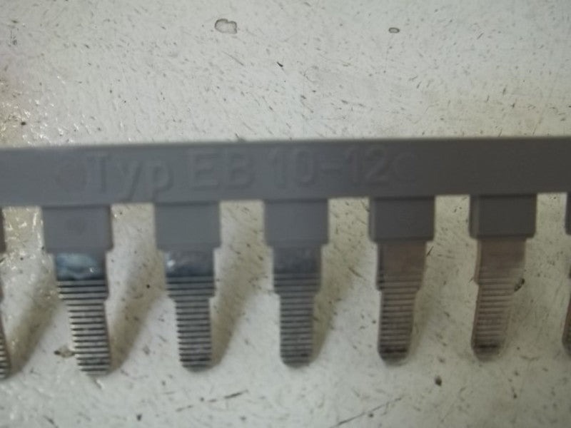 LOT OF 5 PHOENIX CONTACT TYPE EB10-12 INSERTION BRIDGE UNMP