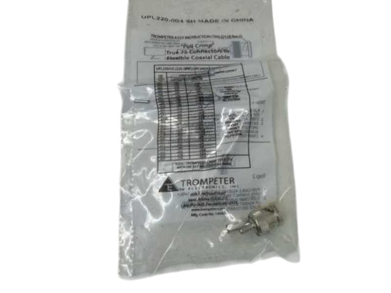LOT OF 25 TROMPETER UPL220-004 FULL CRIMP NSNP IN A FACTORY BAG