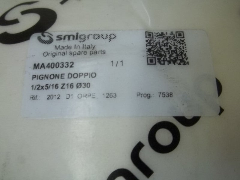SMIGROUP MA400332 PIGNONE DOPPIO SPROCKET  ORIGINAL PACKAGE