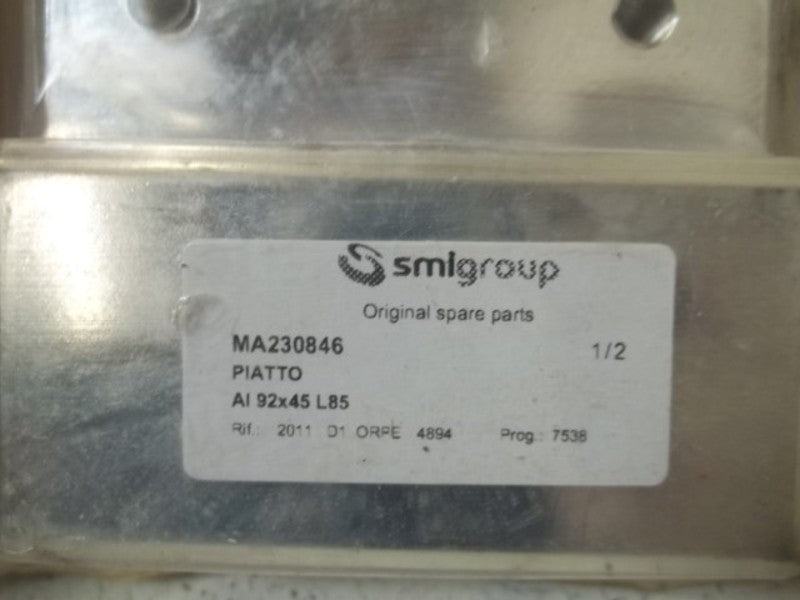 SMIGROUP MA230846 PIATTO AI92X45L85  ORIGINAL PACKAGE