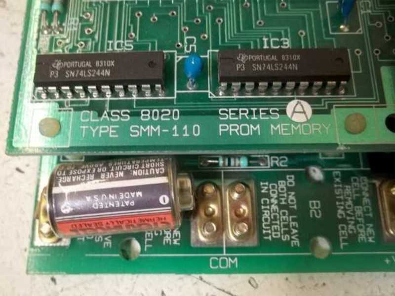 SQUARE D 8020-SMM-110 SER.A  MEMORY MODULE  UNMP