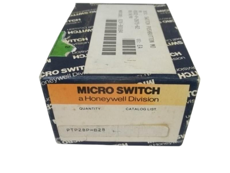 MICRO SWITCH PTP28P-B28 SWITCH PUSHBUTTON (BLUE BOX)  NSMP