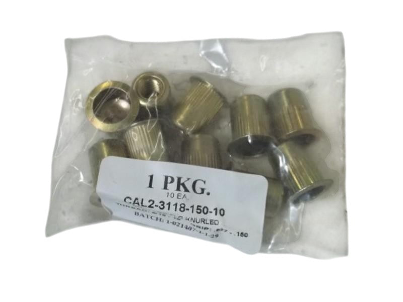 LOT OF 10 CAL2-3118-150-120 THREAD: 5/16-18 NSNP IN A BAG