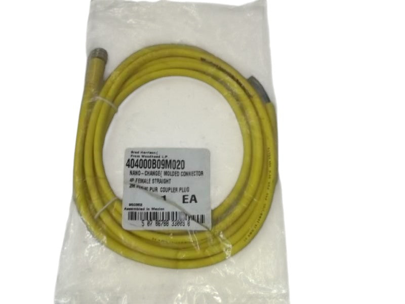 BRAD HARRISON 404000B09M020 MOLDED CONNECTOR  NSMP