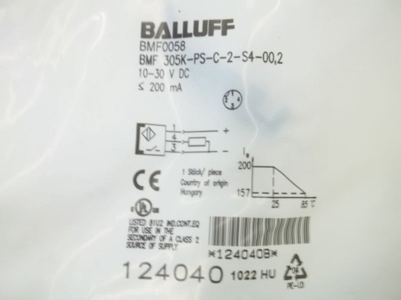 BALLUFF BMF305K-PS-C-2-S4-00,2 FIELD SENSOR  NSMP