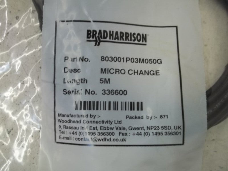 BRAD HARRISON 803001P03M050G MICRO-CHANGE 5M  NSMP