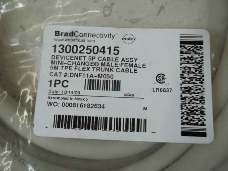 BRAD CONNECTIVITY DNF11A-M050 (1300250415) CODRSET  NSMP