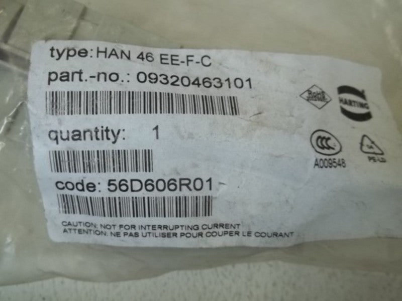 HARTING HAN46-EE-F-C CONNECTOR  NSMP