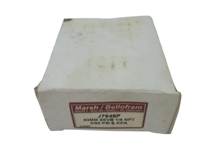 MARSH/BELLOFRAM J7646P GAUGE 0-60 PSI  NSMP