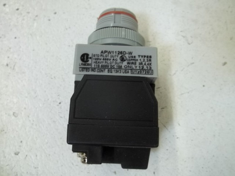 IDEC APW1126D-W PILOT LIGHT (AS IS)  NSMP