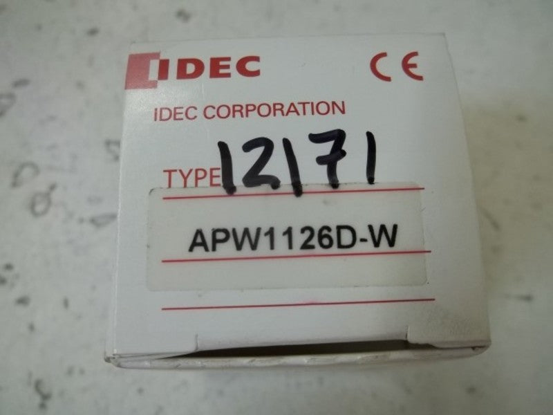 IDEC APW1126D-W PILOT LIGHT (AS IS)  NSMP