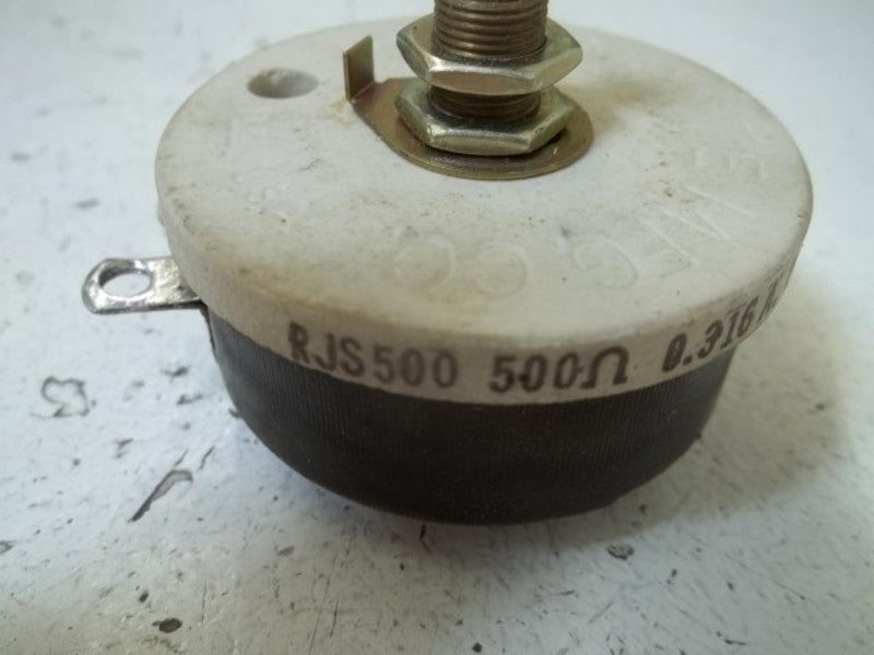 OHMITE RJS500 RHEOSTAT 500 OHMS  NSMP