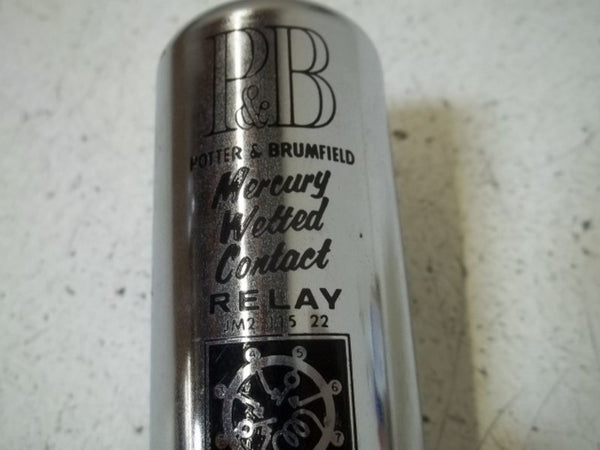 POTTER & BRUMFIELD JM2 115 22 RELAY  UNMP