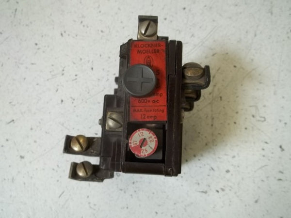 KLOCKNER-MOELLER Z2-2.5 OVERLOAD RELAY  UNMP