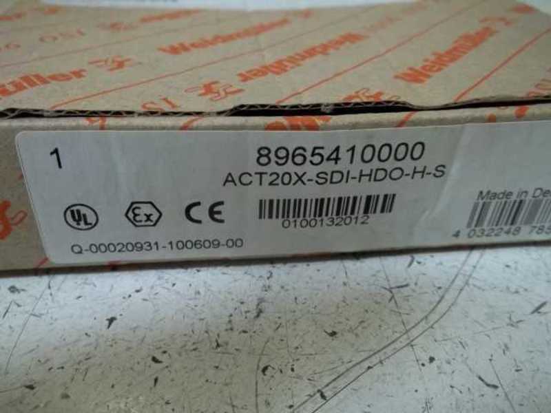 WEIDMULLER ACT20X-SDI-HDO-H-S DRIVER (8965410000)  NSMP