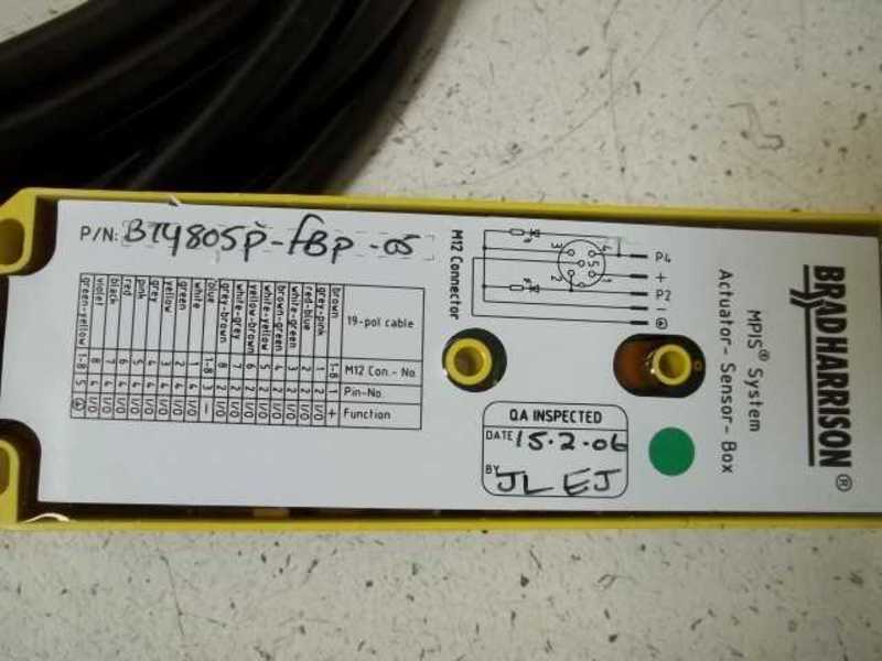 BRAD HARRISON BTY805P-FBP-05 MULTI-PORT INTERCONNECT  UNMP