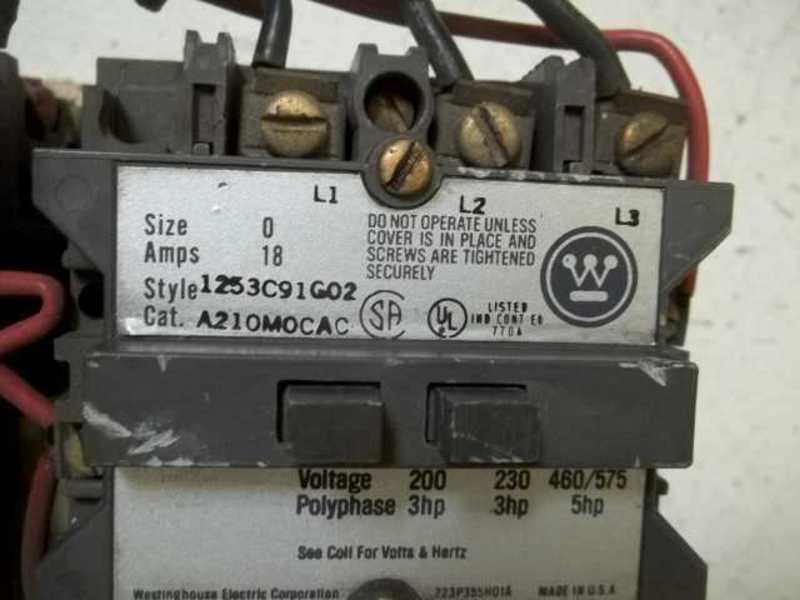 WESTINGHOUSE A210M0CAC STARTER SIZE 0  UNMP
