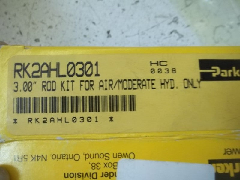 PARKER PK2AHL0301 3.00" ROD KIT FOR AIR/MODERATE HYD. ONLY  NSMP