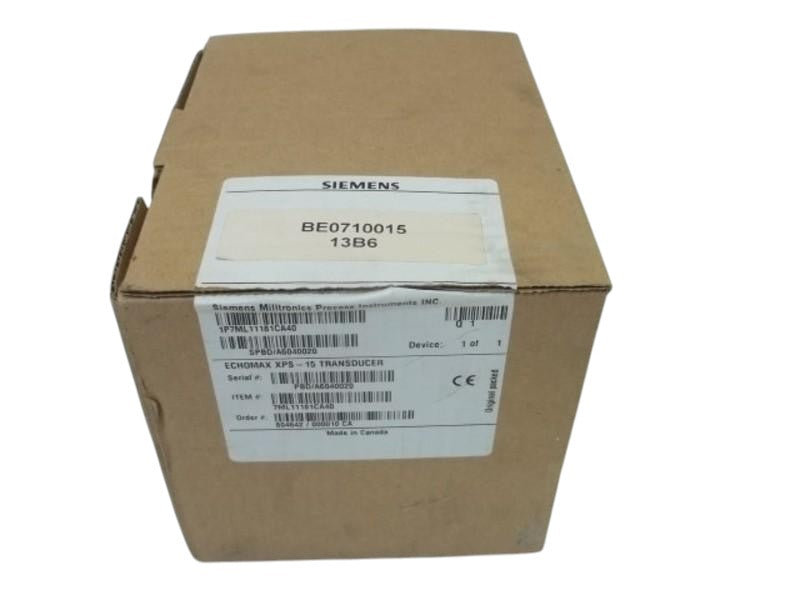 SIEMENS  MILLTRONICS 1P7ML11181CA40 TRANSDUCER  NSMP