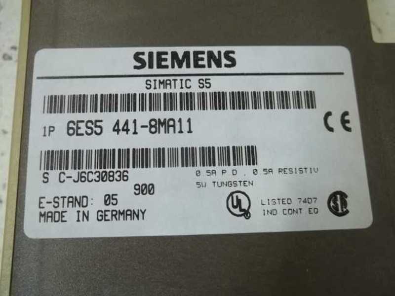 SIEMENS 6ES5 411-8MA11 DIGITAL OUTPUT MODULE  NSMP