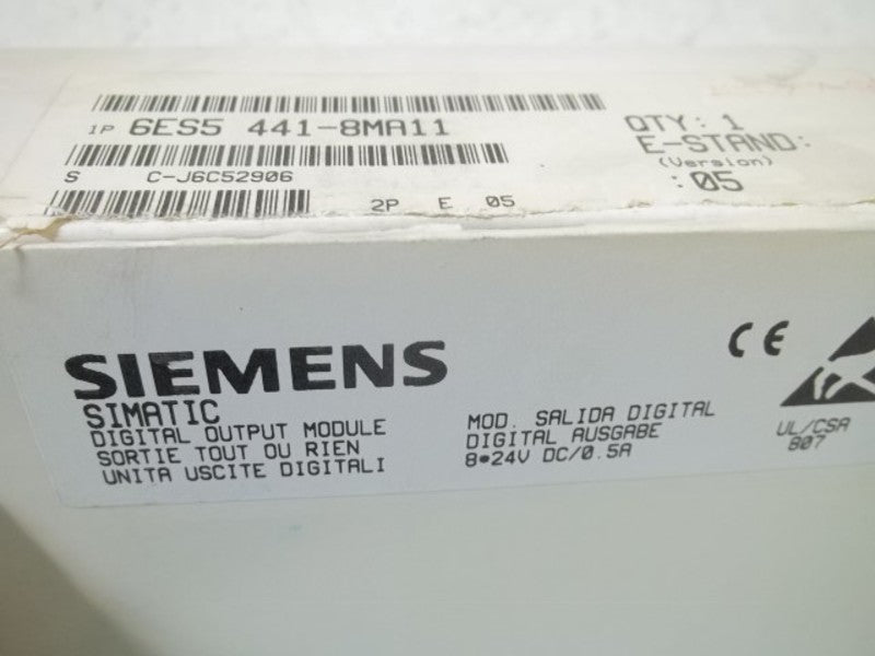 SIEMENS 6ES5 411-8MA11 DIGITAL OUTPUT MODULE  NSMP